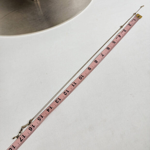 Stella & Dot Gold Tone Coral Long Pendant Necklace - Picture 7 of 7